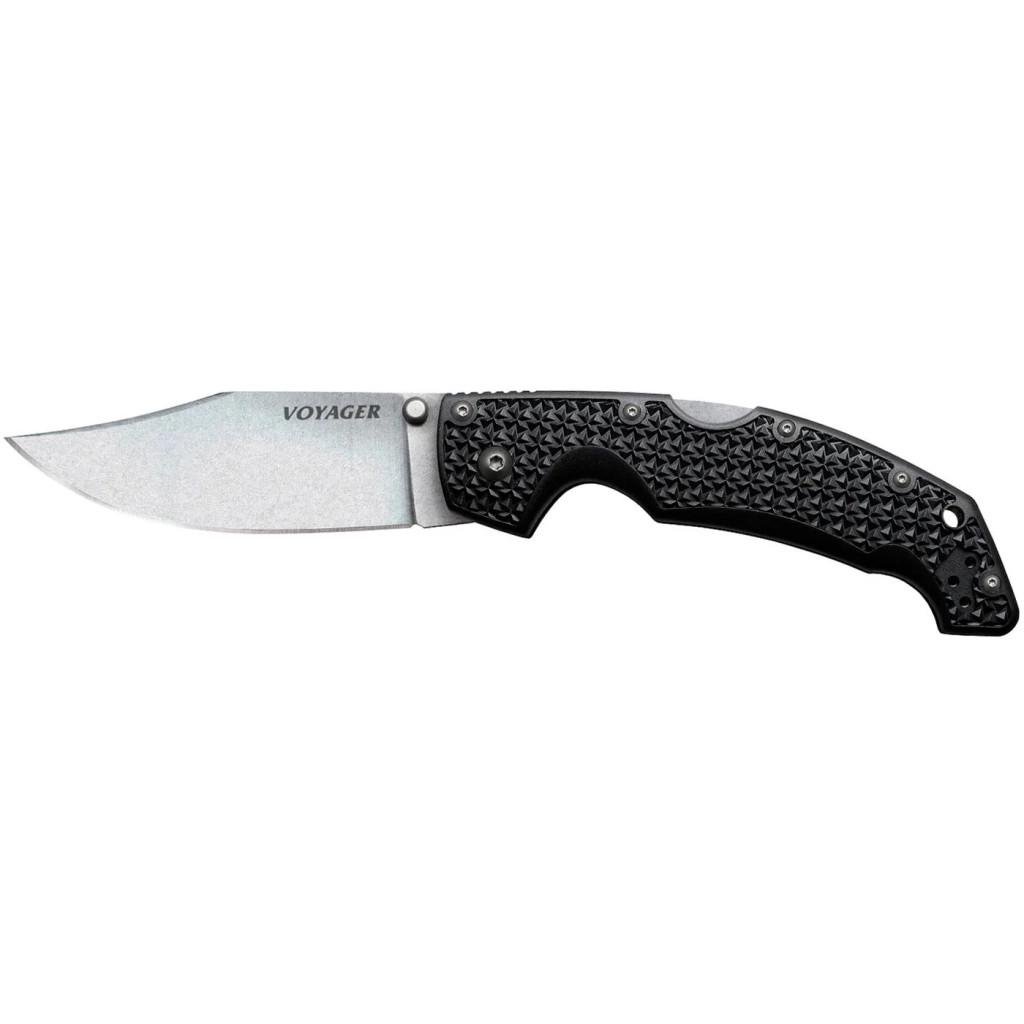 Нож Cold Steel Voyager Large Clip Point блистер Black (CS-29ACZ)