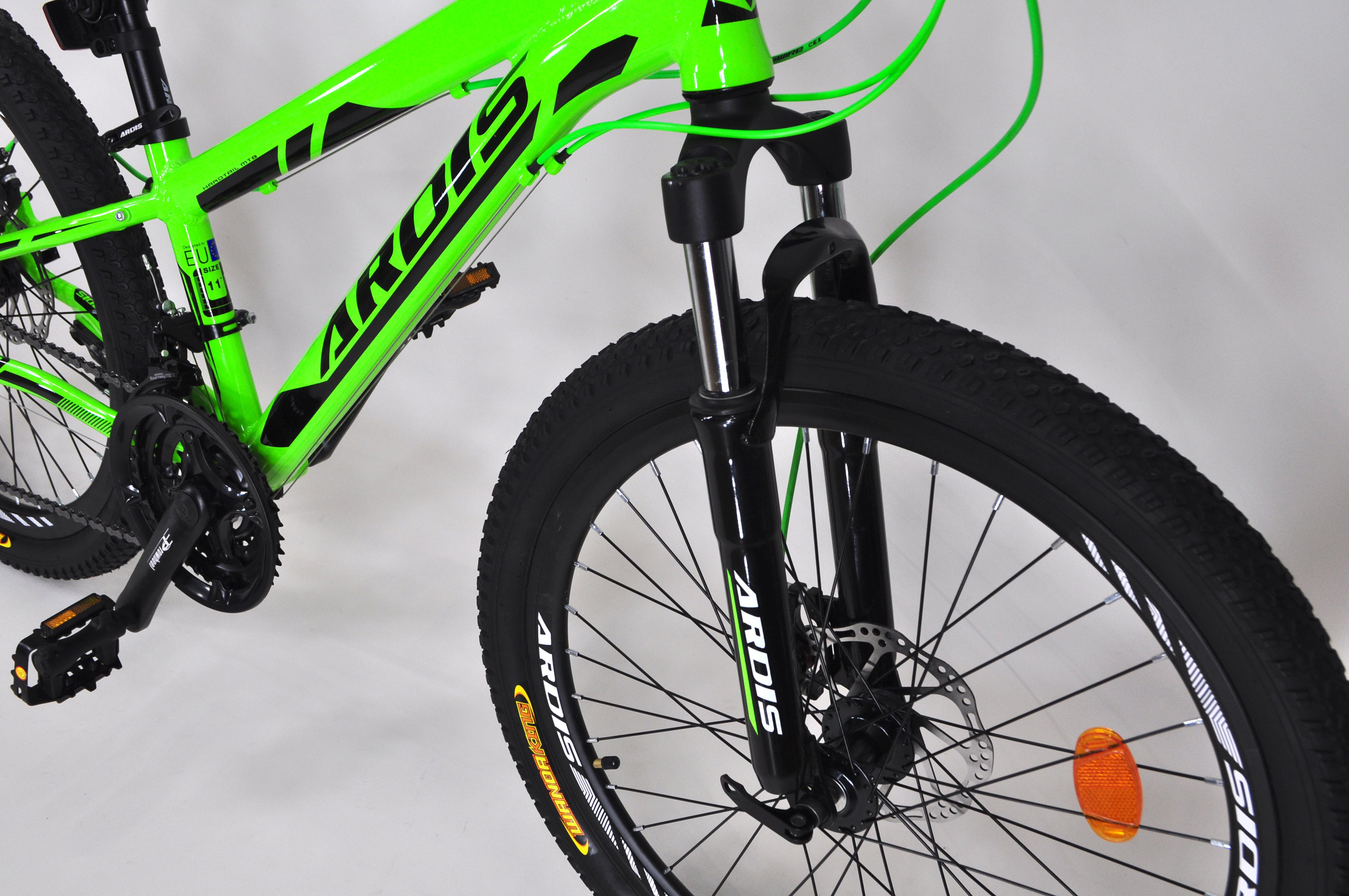 Велосипед підлітковий 24" Ardis Ezreal 11" Зелений - фото 9 Велосипед підлітковий 24" Ardis Ezreal 11" Зелений - фото 9