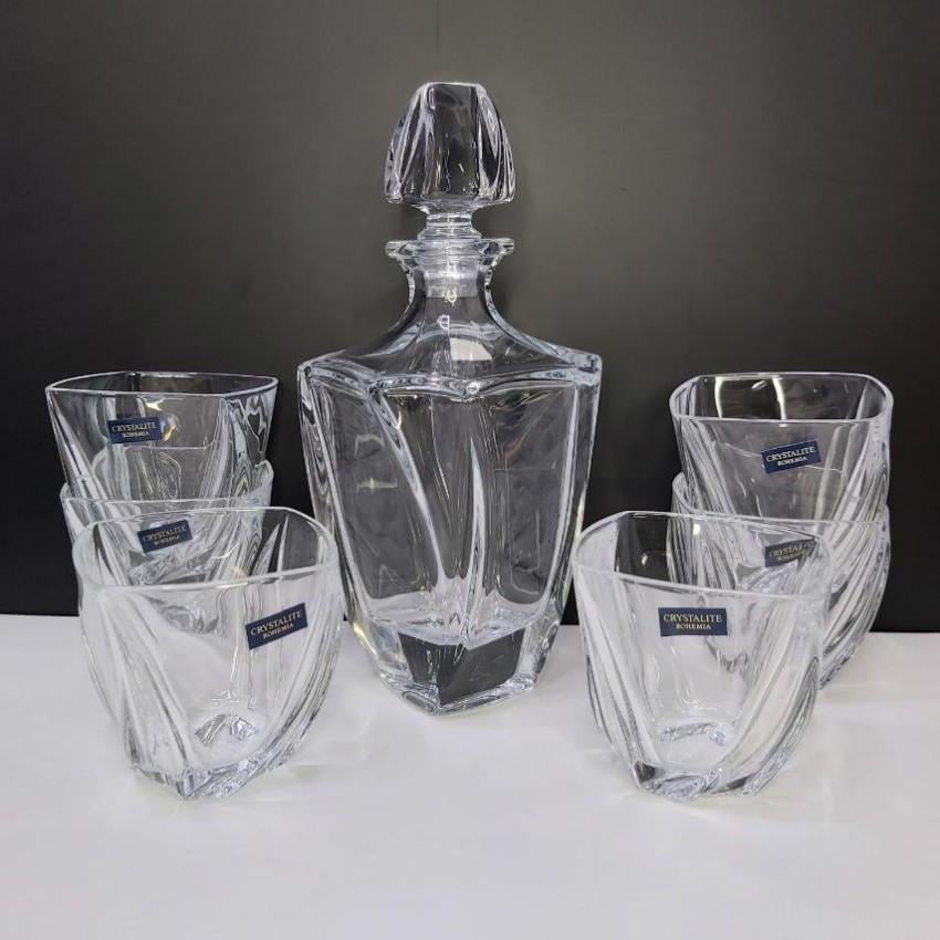 Набір для віскі Bohemia Neptune b99999-99S39 7 предметів - фото 6 Набір для віскі Bohemia Neptune b99999-99S39 7 предметів - фото 6