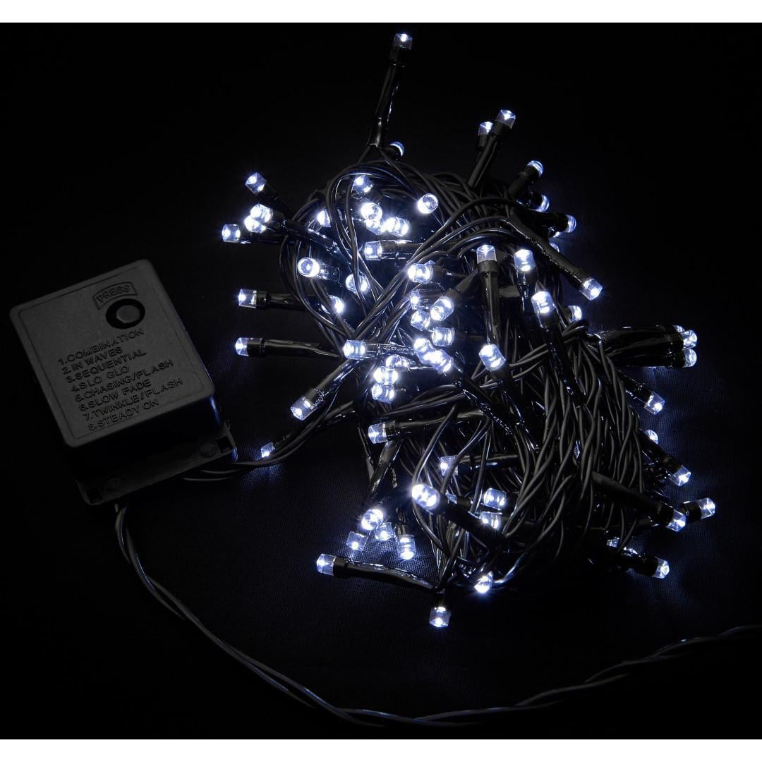 Гирлянда внутренняя RD-7131 200 LED 18 м Черный/Белый Гирлянда внутренняя RD-7131 200 LED 18 м Черный/Белый
