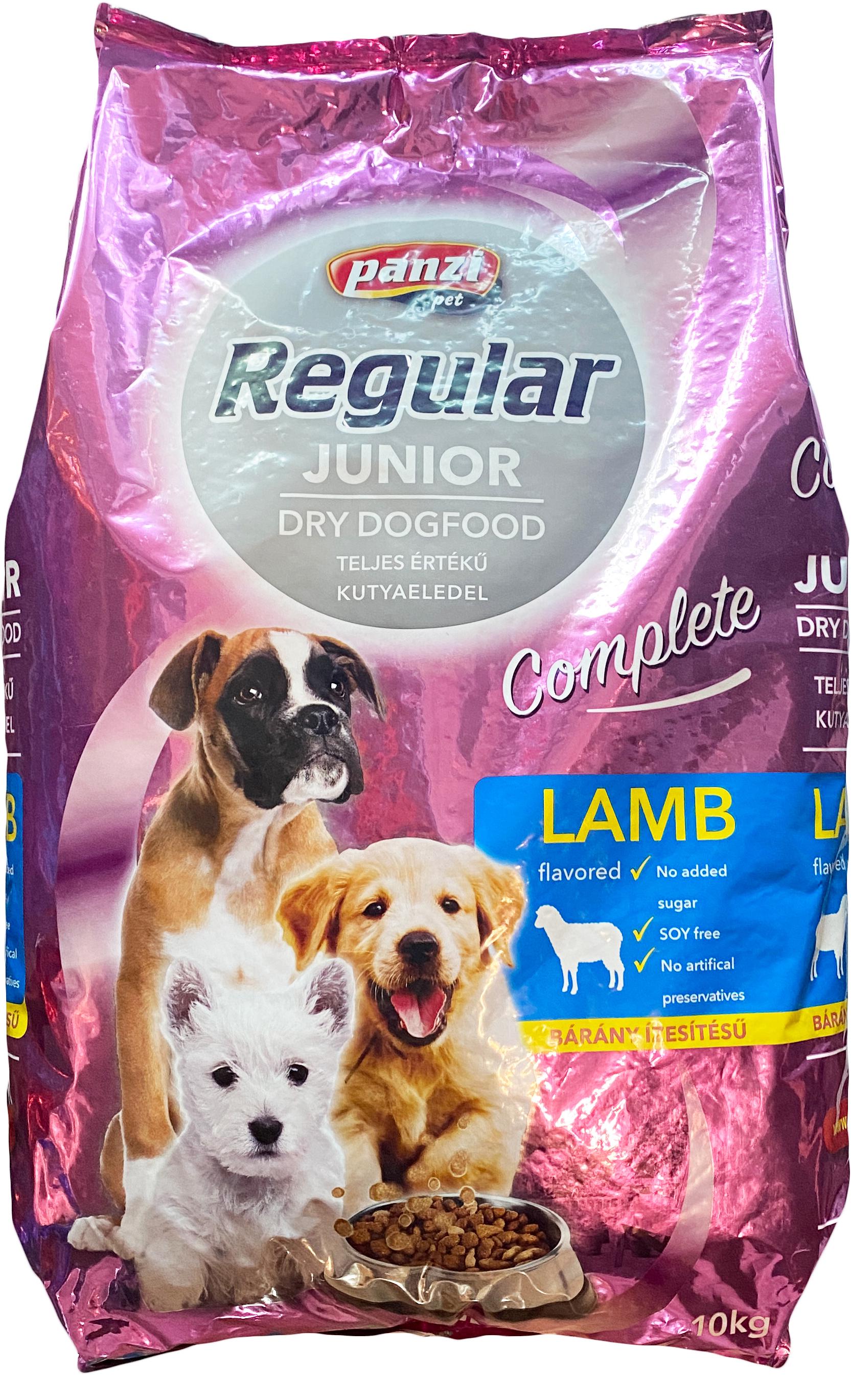 Корм сухий для собак Panzi Regular JUNIOR Баранина/рис 10 кг (5998274313054)
