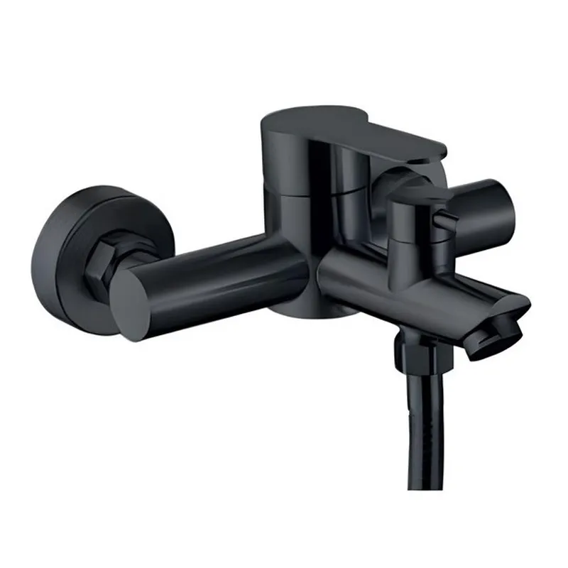 Смеситель для ванны ZERIX DAX-142 Euro из нержавеющей стали Черный (ZX5838)