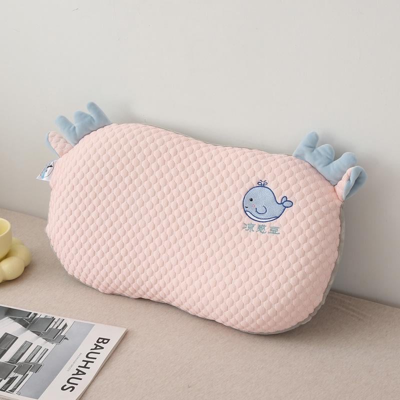 Подушка детская Memory foam Дельфин 30х50х9/8 см Розовый (31454179)