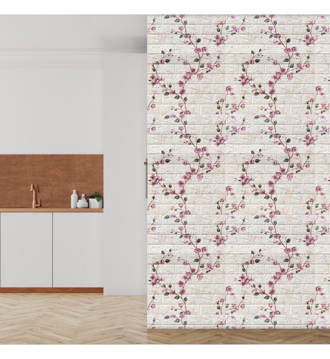 3D-панель самоклеюча під цеглу Сакура 700x770x3 мм (6234-3) - фото 3 3D-панель самоклеюча під цеглу Сакура 700x770x3 мм (6234-3) - фото 3