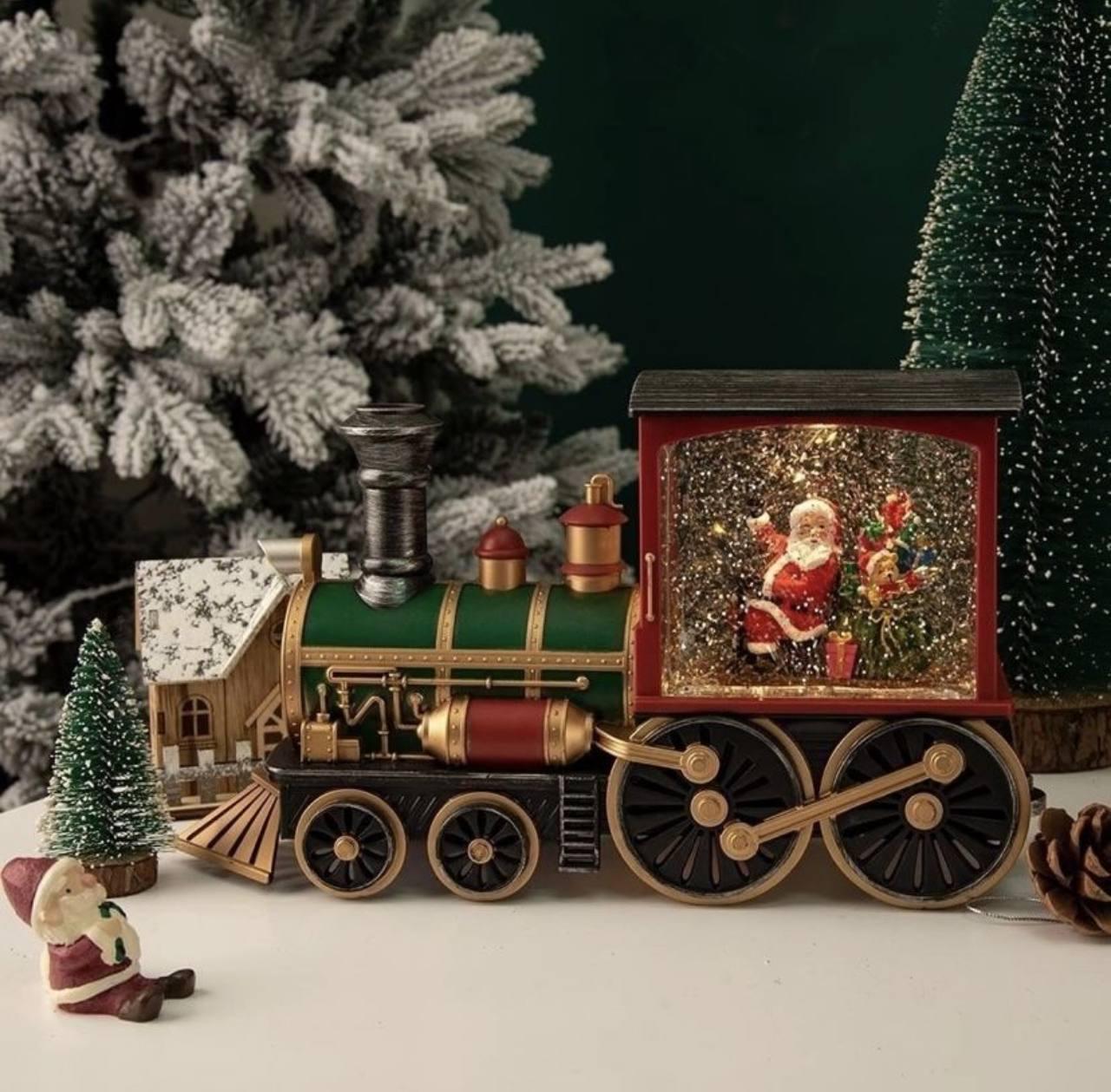 Ліхтар музичний новорічний Різдвяний поїзд на батарейках та від USB 32 см (26140881) - фото 15 Ліхтар музичний новорічний Різдвяний поїзд на батарейках та від USB 32 см (26140881) - фото 15