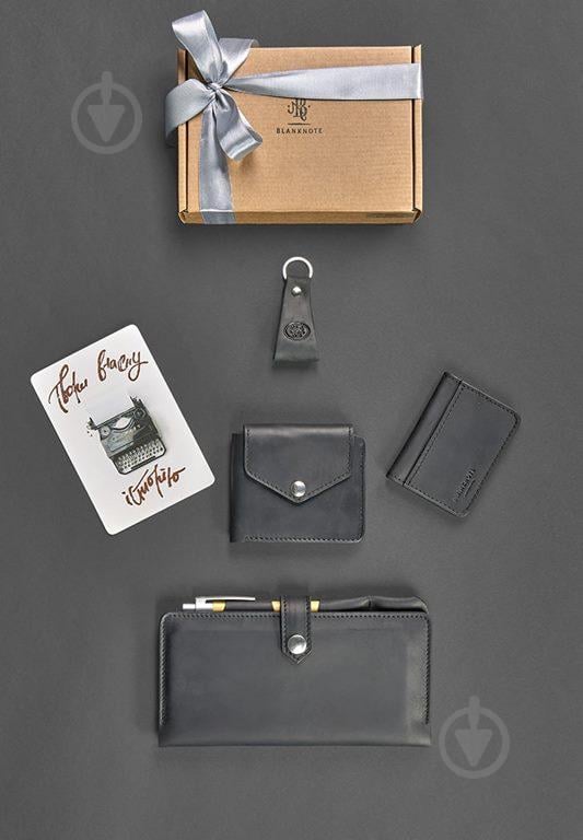 Набір BlankNote Тревел-кейс + портмоне + кард-кейс + брелок Дублін (BN-set-travel-7-kr)