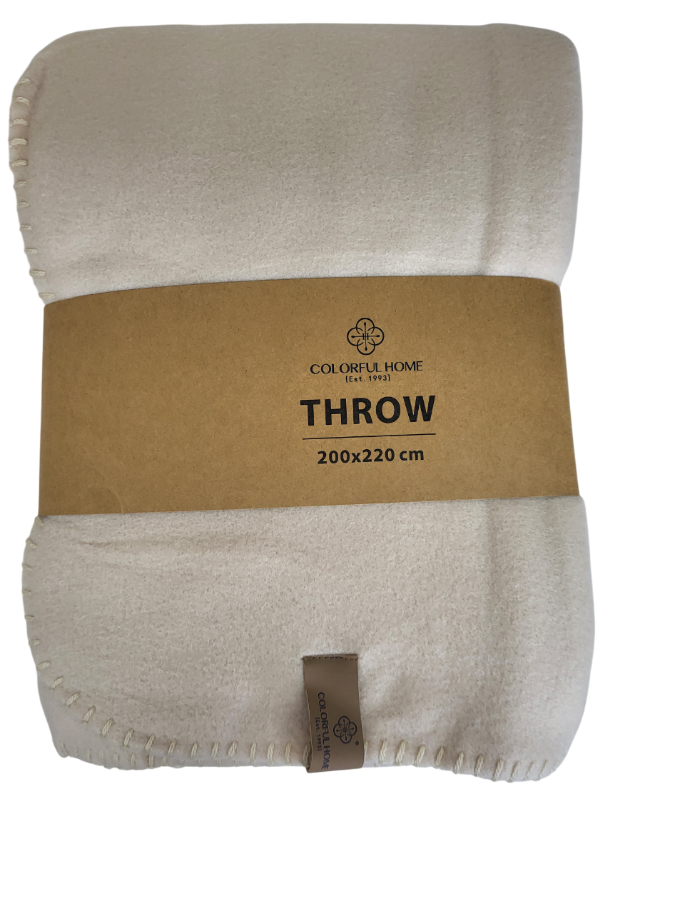 Плед флісовий 200x220 см Молочний (1739) - фото 1 Плед флісовий 200x220 см Молочний (1739) - фото 1