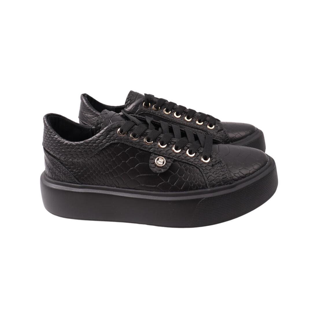 Кеды женские Van Kristi из кожи р. 40 Черный (93-21DTC)