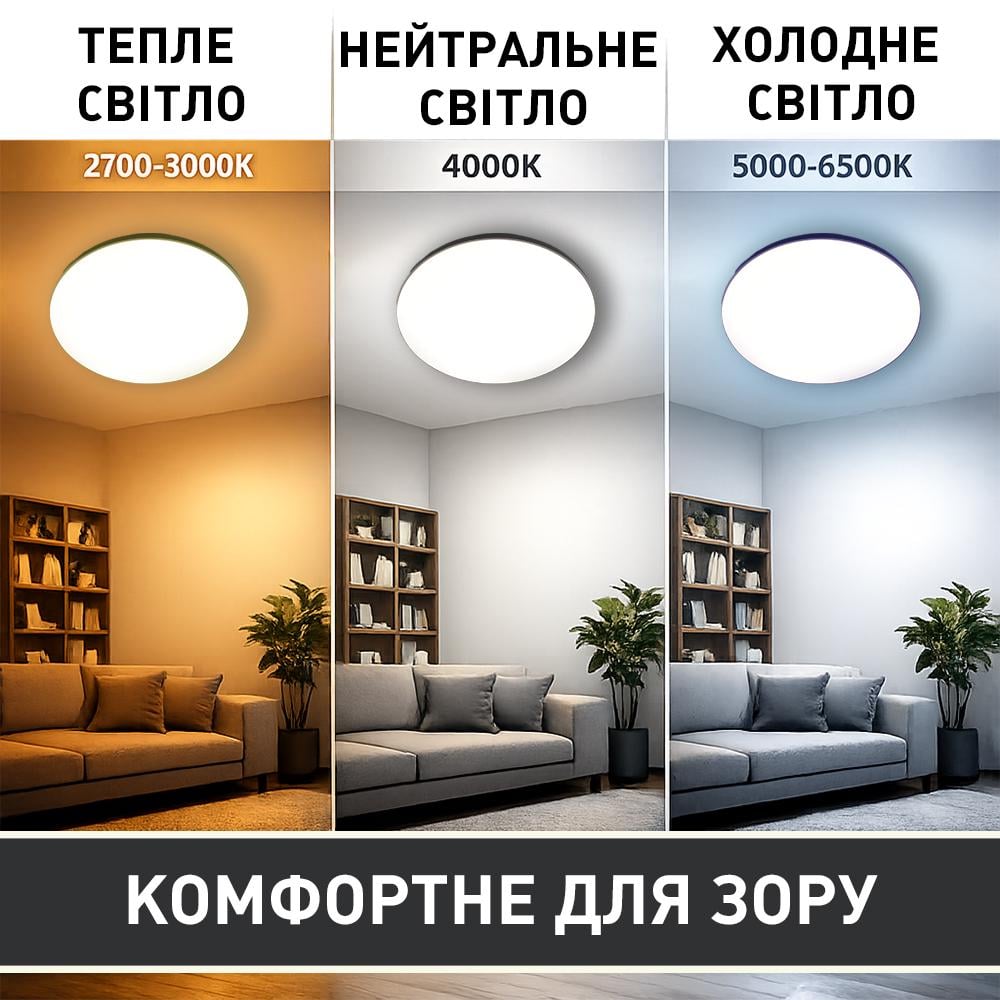 Люстра світлодіодна ESLLSE MOON R 50 Вт Білий (10408) - фото 10