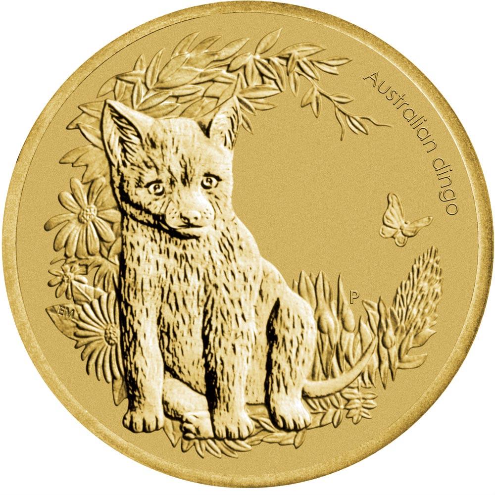 Коллекционная монета Австралия 1 доллар 2011 Детская серия - Динго UNC (KM#1573)