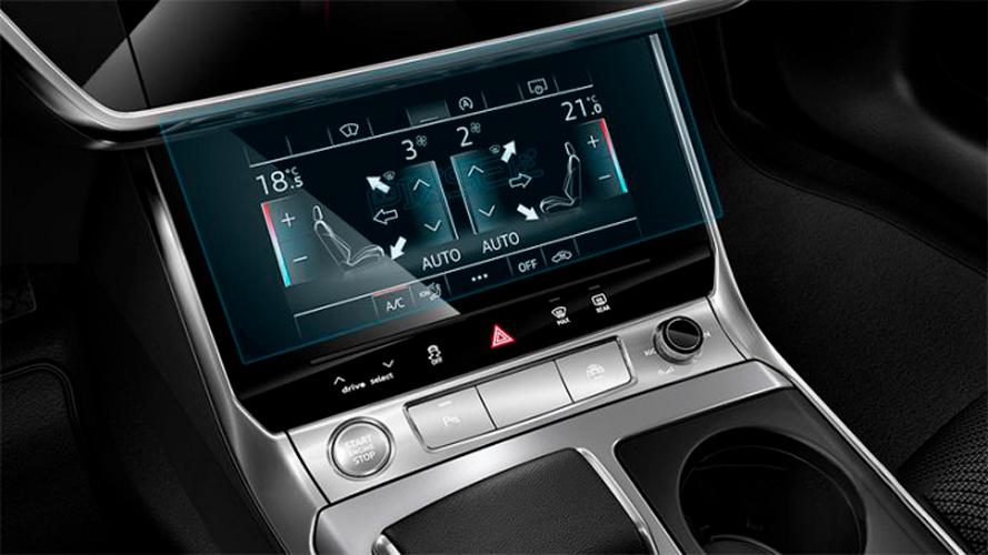 Защитное стекло Pixsel гибридное матовое на климат Audi A6/S6/RS6 11,4" 2019