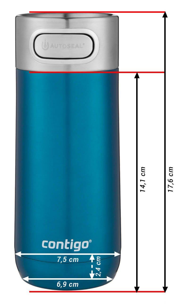 Термокружка Contigo Luxe Autoseal Vacuum-Insulated 360 мл Синий - фото 7