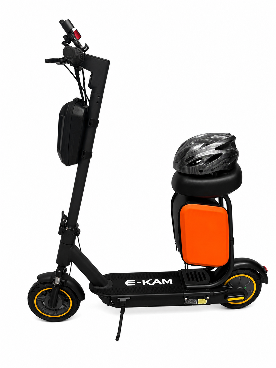 Электросамокат E-KAM G30 MAX PRO 600W 18Ah и 2 кейса/крепеж для телефона/шлем X-Scooter