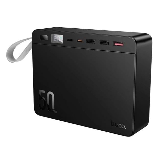 Повербанк Hoco J166 3хUSB/2хType-C с фонарем и быстрой зарядкой 22,5W/PD20W 50000 mAh Black (32398206) Повербанк Hoco J166 3хUSB/2хType-C с фонарем и быстрой зарядкой 22,5W/PD20W 50000 mAh Black (32398206)