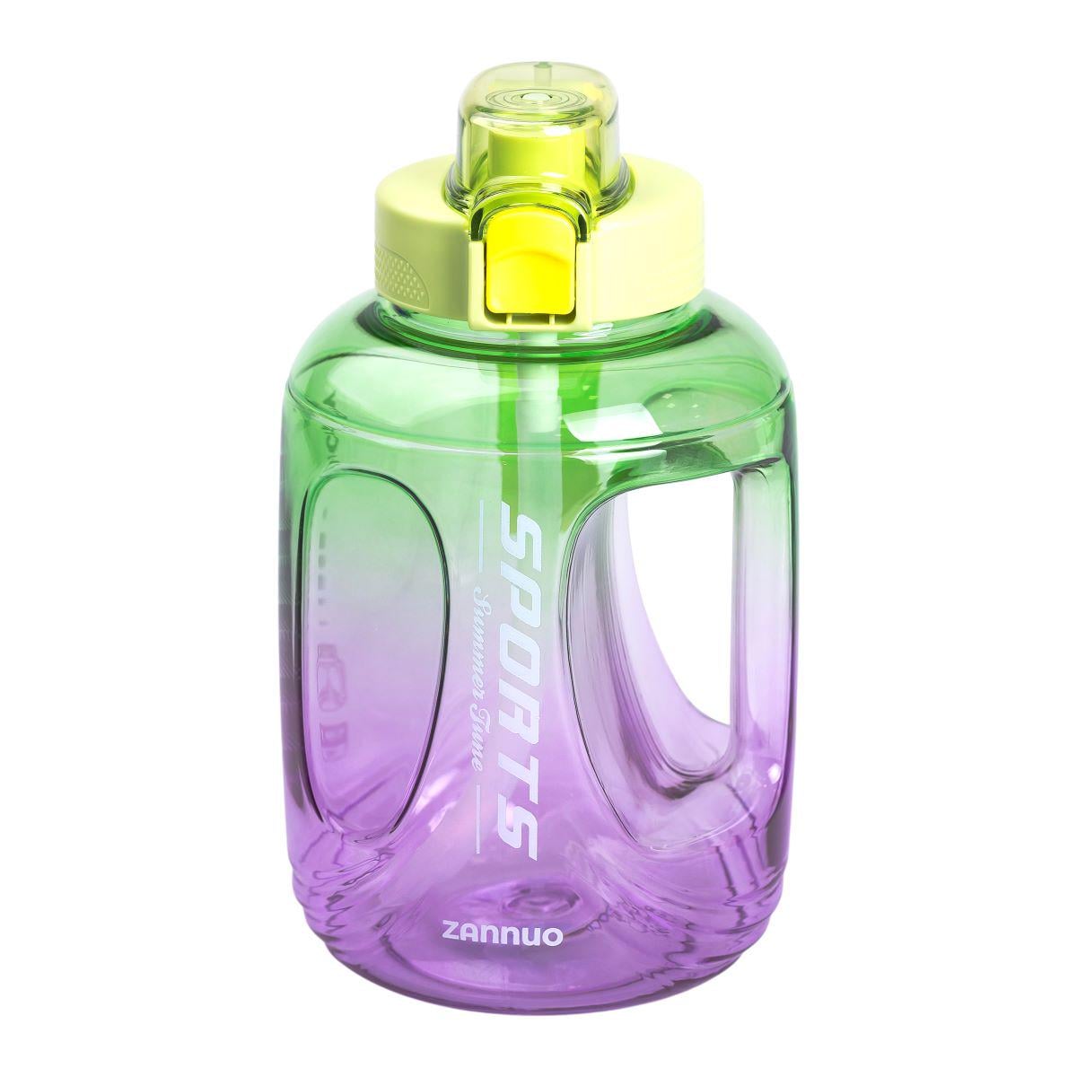 Пляшка для води Light House SPORTS LG-30195 GN з мундштуком та ремінцем 1,6 л Зелений