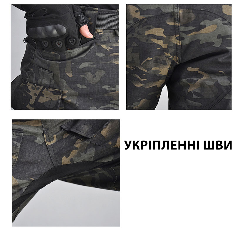 Брюки боевые с наколенниками G3 Tactical Pants M Multicam (KT6008406) - фото 6