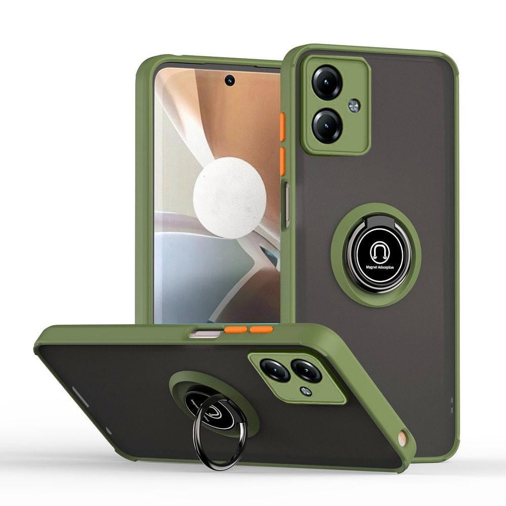 Защитный чехол MatteLuxe Motorola G14 (с кольцом) Khaki (34071-17)