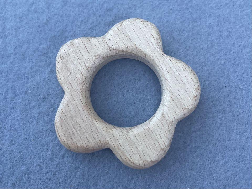 Грызунок деревянный Цветок