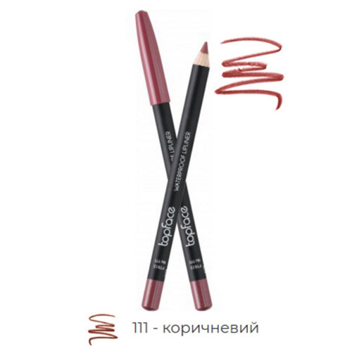 Карандаш для губ водостойкий Topface Waterproof Lipliner PT613 111 1,14 г