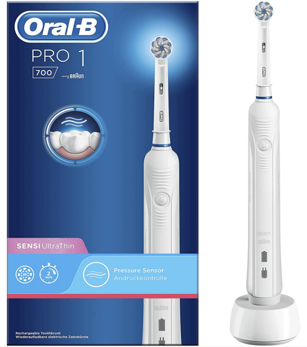 Зубна щітка електрична Oral-B Pro 1 700 Sensi UltraThin - фото 1