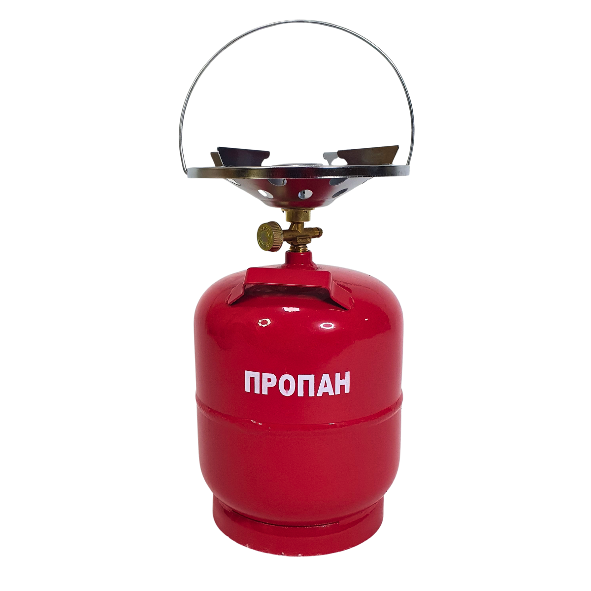 Баллон газовый туристический 2200 Вт с горелкой 8 л (BG-08)