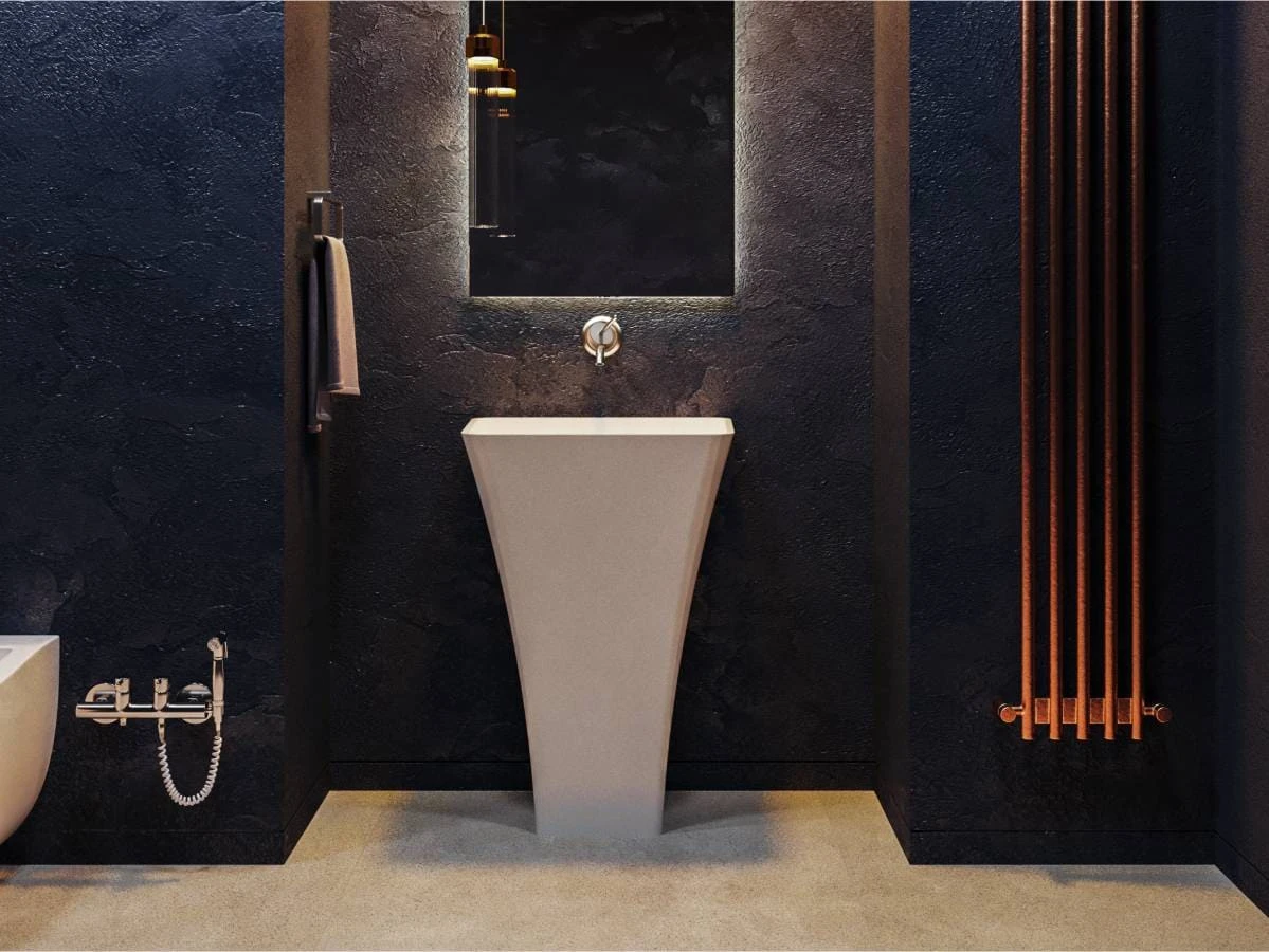 Умивальник підлоговий Miraggio Sunny прямокутний 600x450 мм Білий (MG-0001249) - фото 7 Умивальник підлоговий Miraggio Sunny прямокутний 600x450 мм Білий (MG-0001249) - фото 7