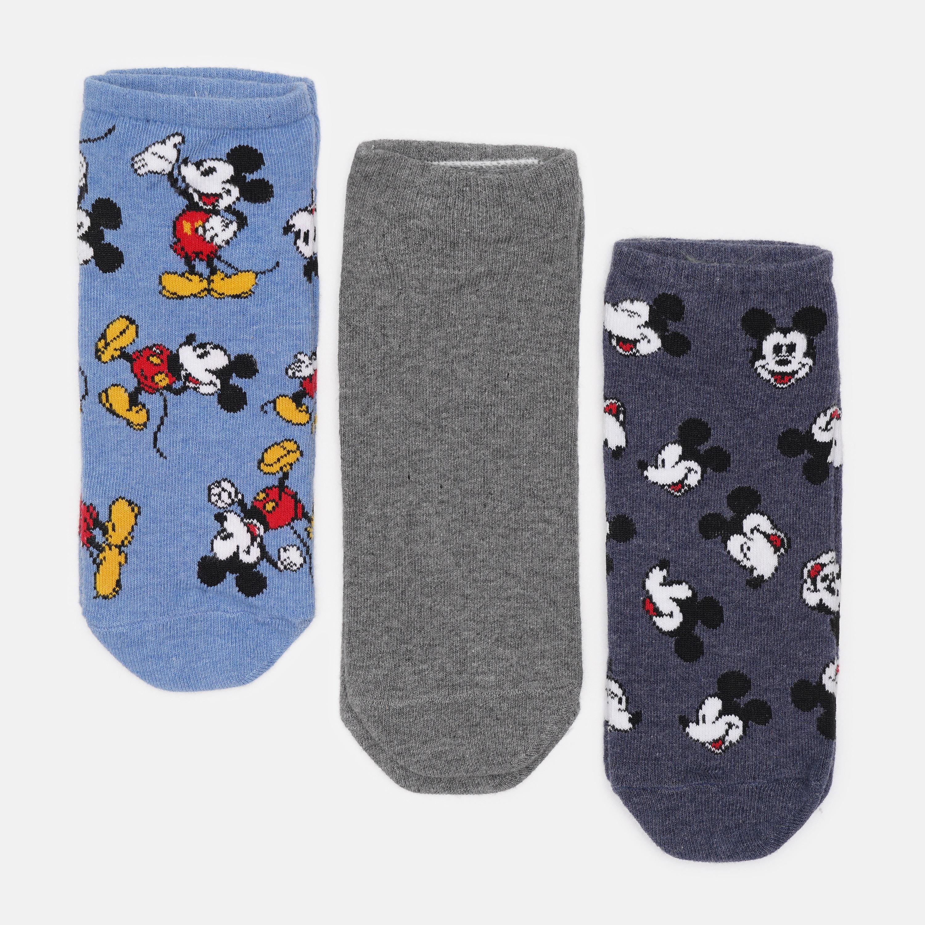 Шкарпетки C&A Міккі Маус 3 пари р. 35-38 Синій/Сірий (1309555241)