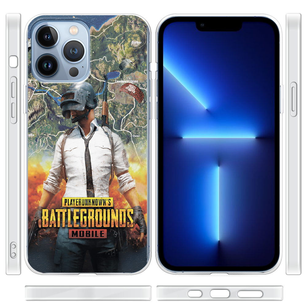 ᐉ Чехол BoxFace iPhone 13 Pro PUBG Mobile Прозрачный силикон  (43365-up2309-43365) • Купить в Киеве, Украине • Лучшая цена в Эпицентр