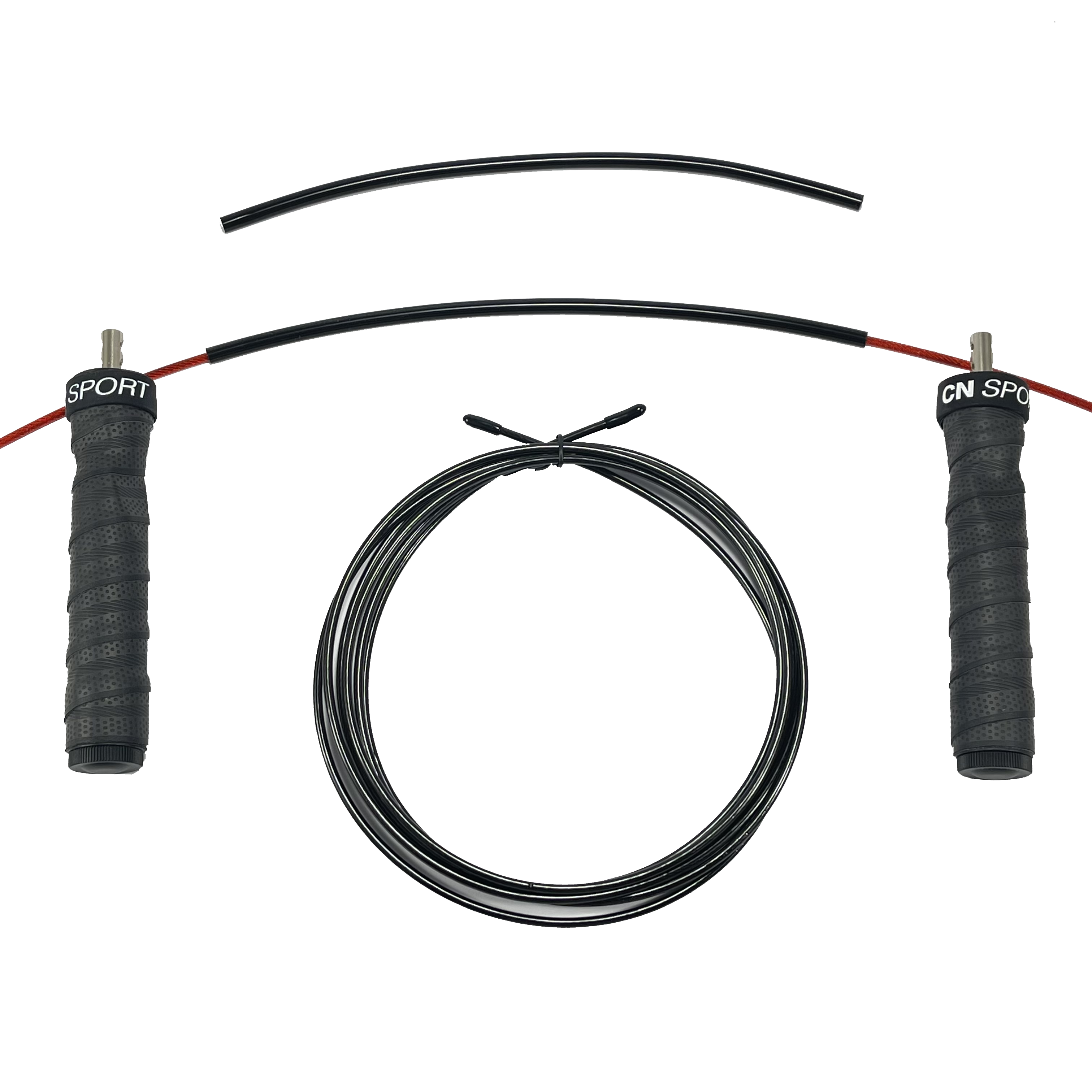 Скакалка швидкісна для кросфіта CN SPORT Speed Rope PRO+ Black (UF12462) - фото 7