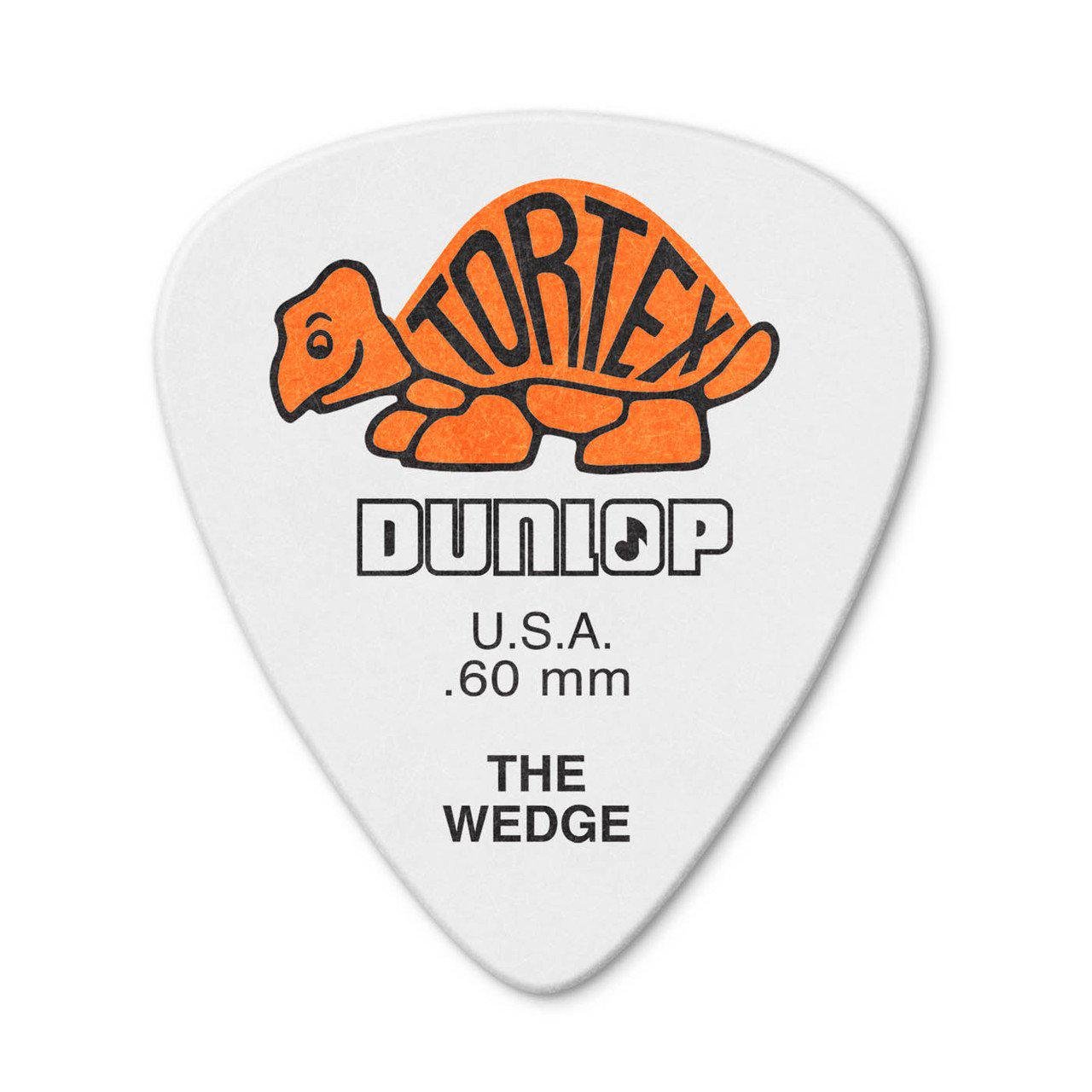 Медіатор Dunlop 424P.60 Tortex Wedge 0,60 мм 12 шт. (116390)