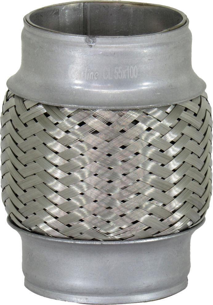 Гофра глушителя Carline 3-х шаровая длинный фланец 55х100 мм (CL55х100)
