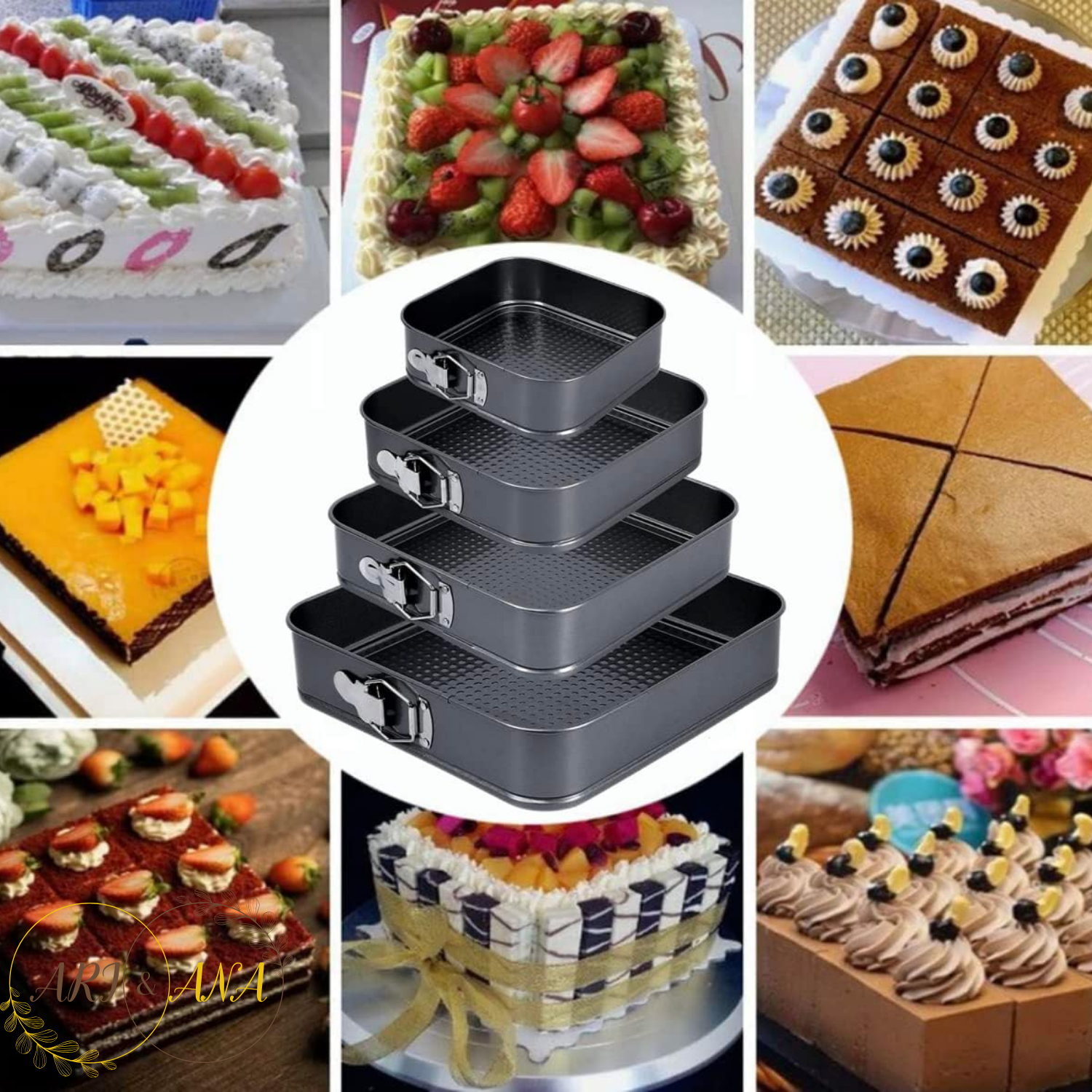 Набір форм для випікання Ari&Ana (15457268) - фото 6 Набір форм для випікання Ari&Ana (15457268) - фото 6