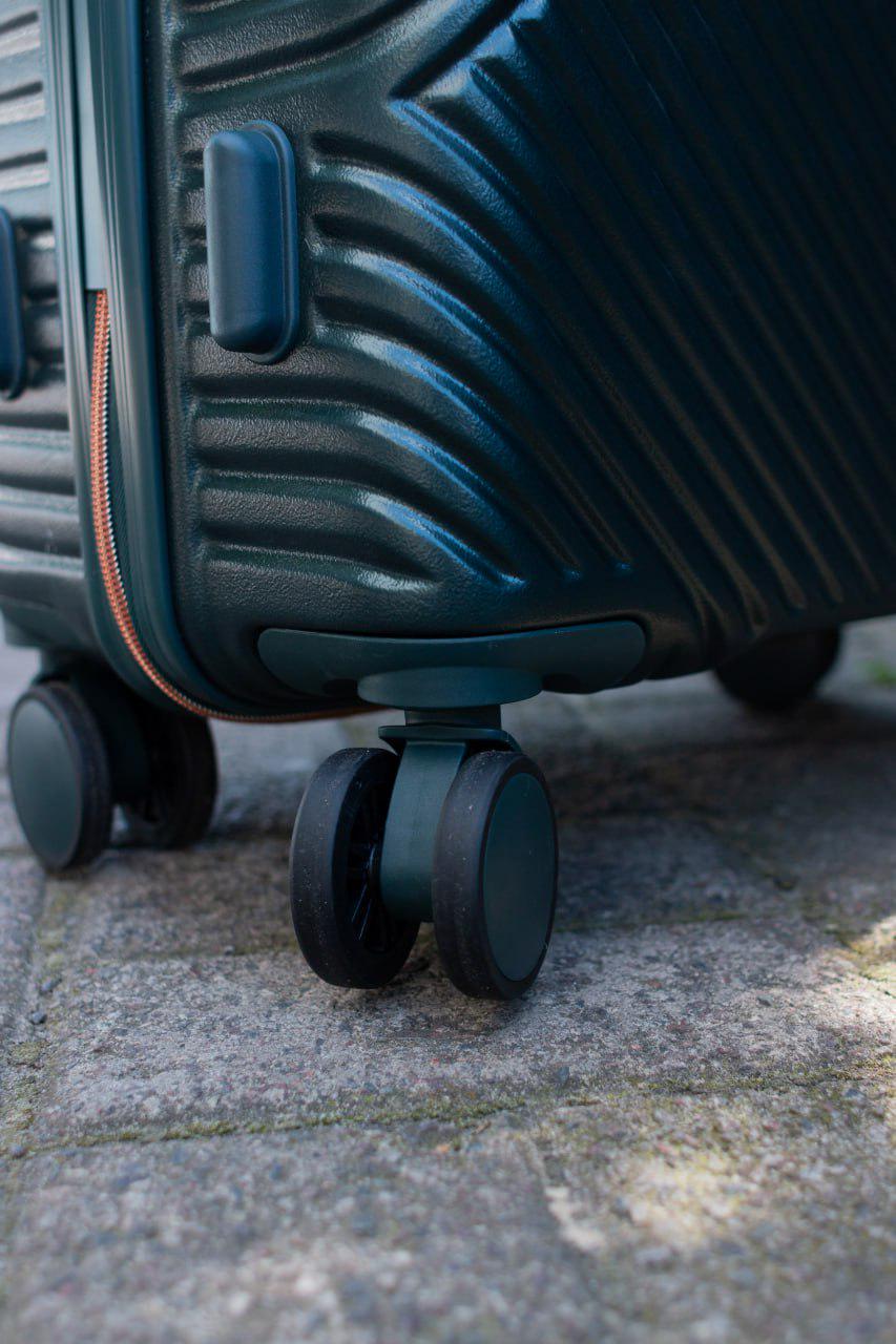 Чемодан пластиковый Wings WN-01 S Темно-зеленый (11881147) - фото 6 Чемодан пластиковый Wings WN-01 S Темно-зеленый (11881147) - фото 6