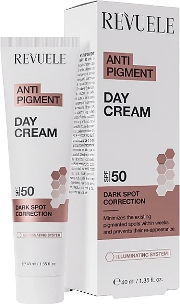 Крем сонцезахисний для обличчя Revuele Anti Pigment Day Cream SPF 50 50 мл (2203242930)