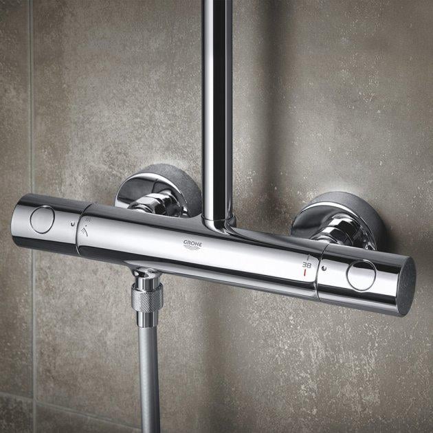 Душова система Grohe Tempesta Cosmopolitan System 250 Cubе з термостатом (26689000) - фото 5