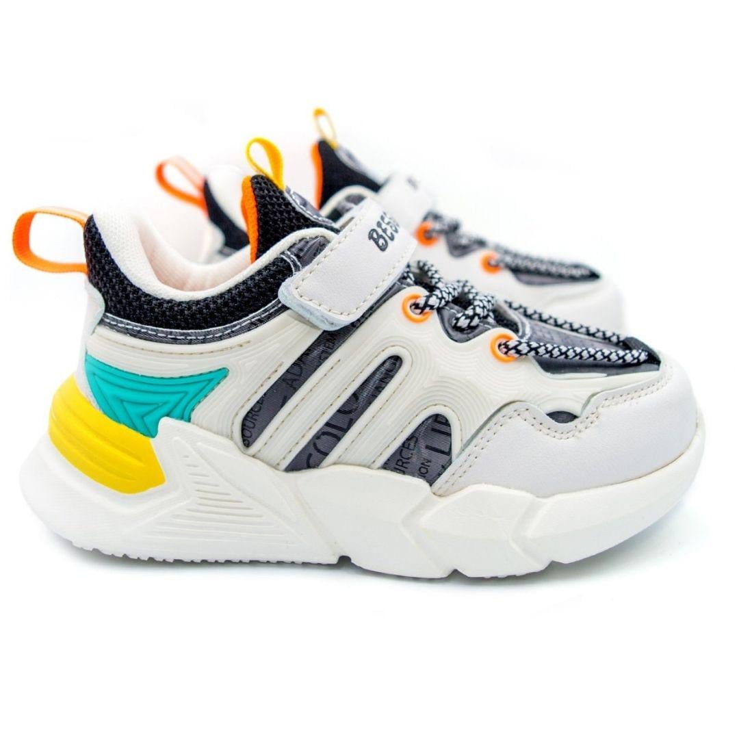 Кроссовки детские для девочки Bessky MV-1187 р. 29 Белый