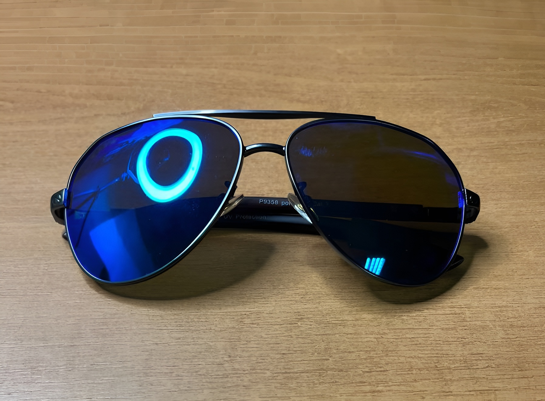 Сонцезахисні окуляри чоловічі Polaroid 2025 Aviator UV400 поляризаційні антиблікові крапля Ice Blue (fe62a57c) - фото 4