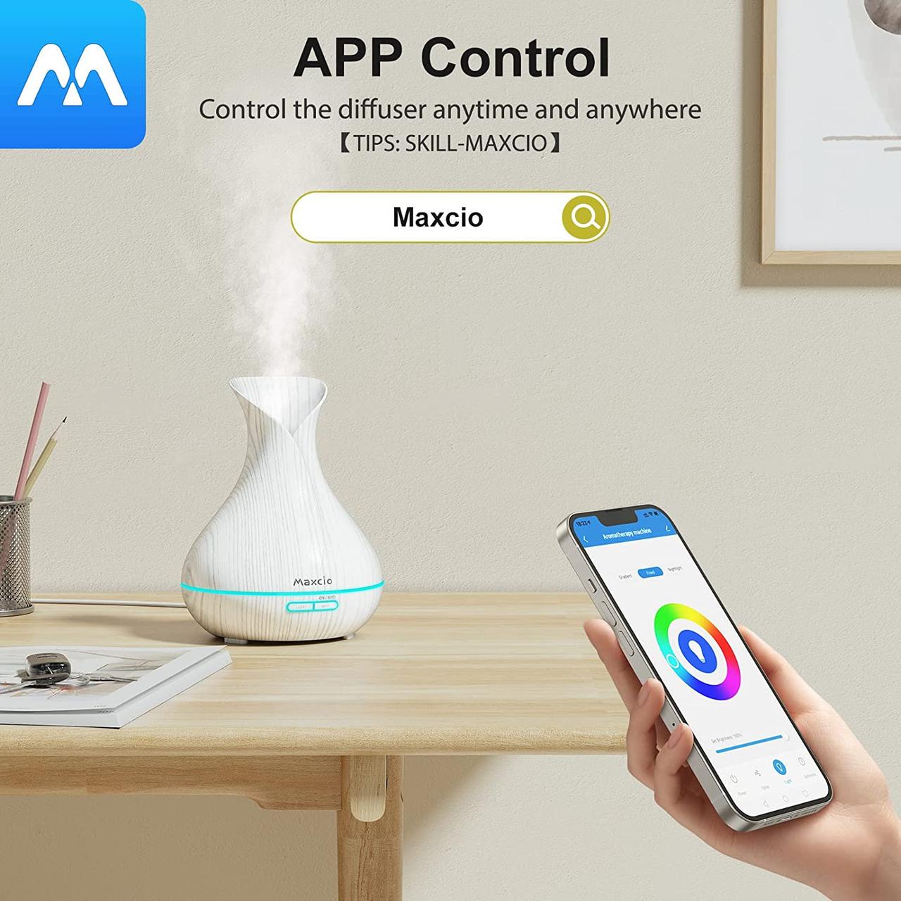 Ароматичний дифузор Maxcio Alexa розумний 400 мл - фото 3