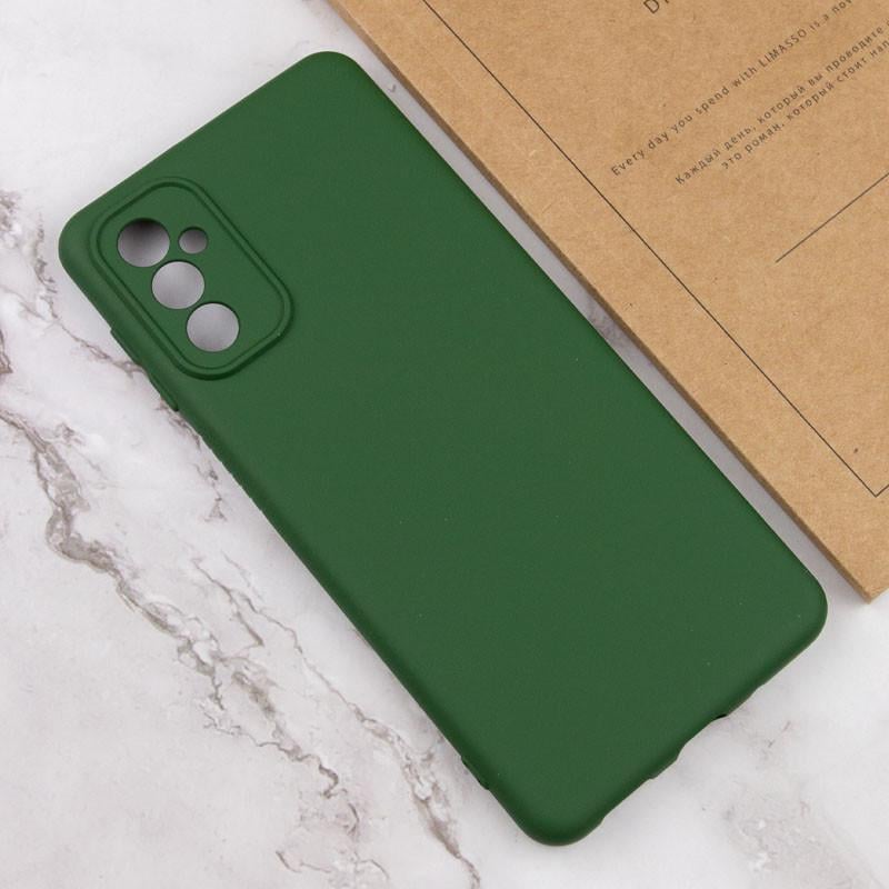 Противоударный Чехол Silicone Cover Lakshmi Full Camera (A) для Samsung Galaxy A34 5G Зеленый / Dark green - фото 4