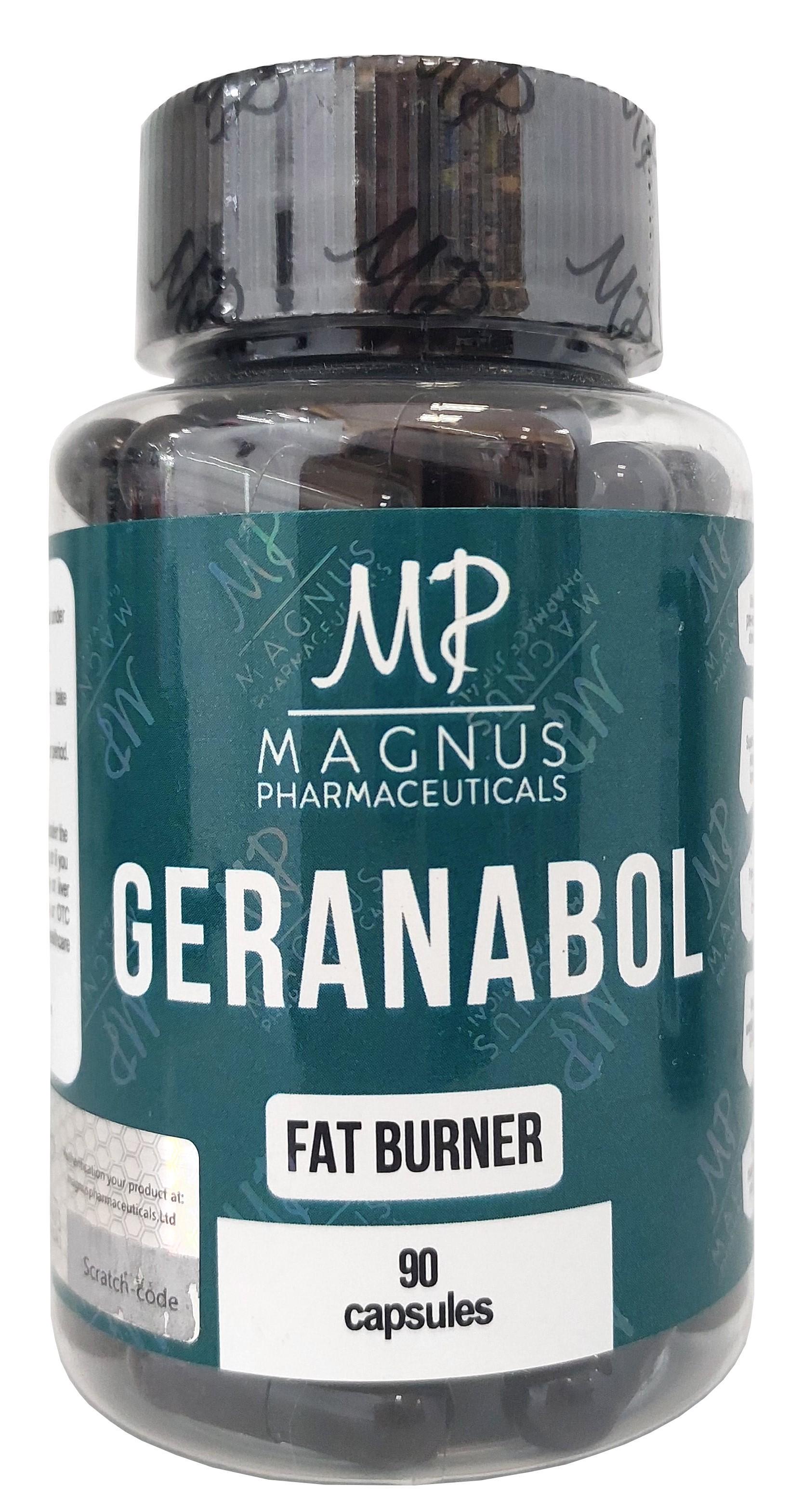 Жиросжигатель с геранью геранабол Magnus Geranabol 90 капсул