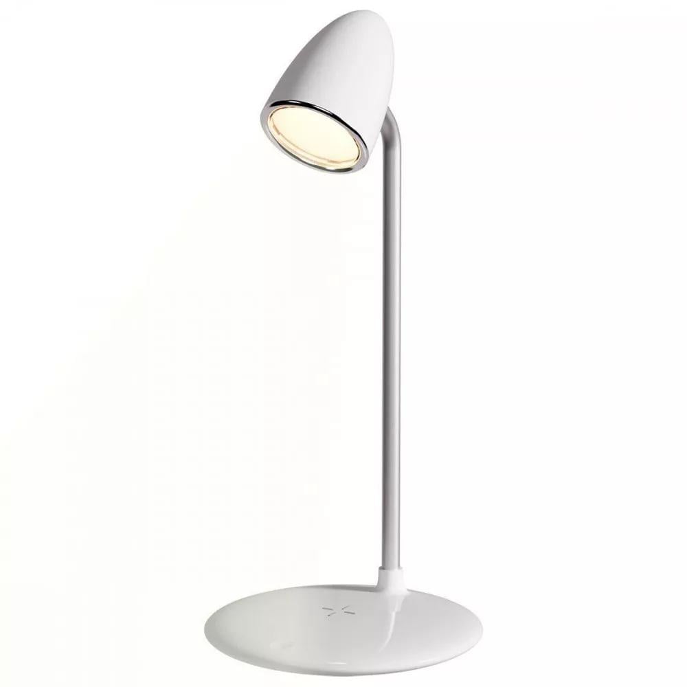 Настільна LED-лампа сенсорна Proove Modern Type-C з бездротовою зарядкою 10W White (36972844)