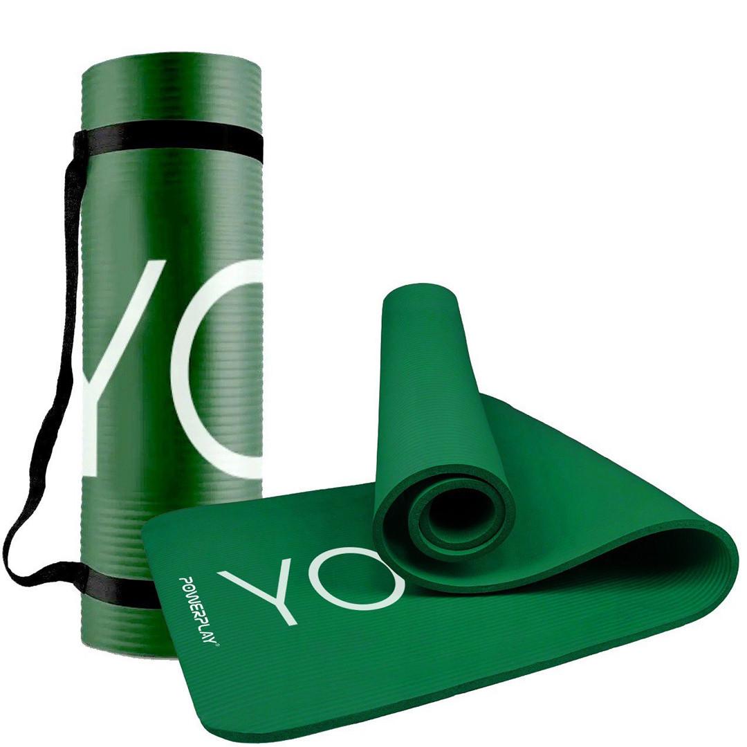 Килимок для йоги та фітнесу PowerPlay 4151 NBR Performance Mat 183x61x1,5 мм Зелений (A-011858) - фото 2 Килимок для йоги та фітнесу PowerPlay 4151 NBR Performance Mat 183x61x1,5 мм Зелений (A-011858) - фото 2