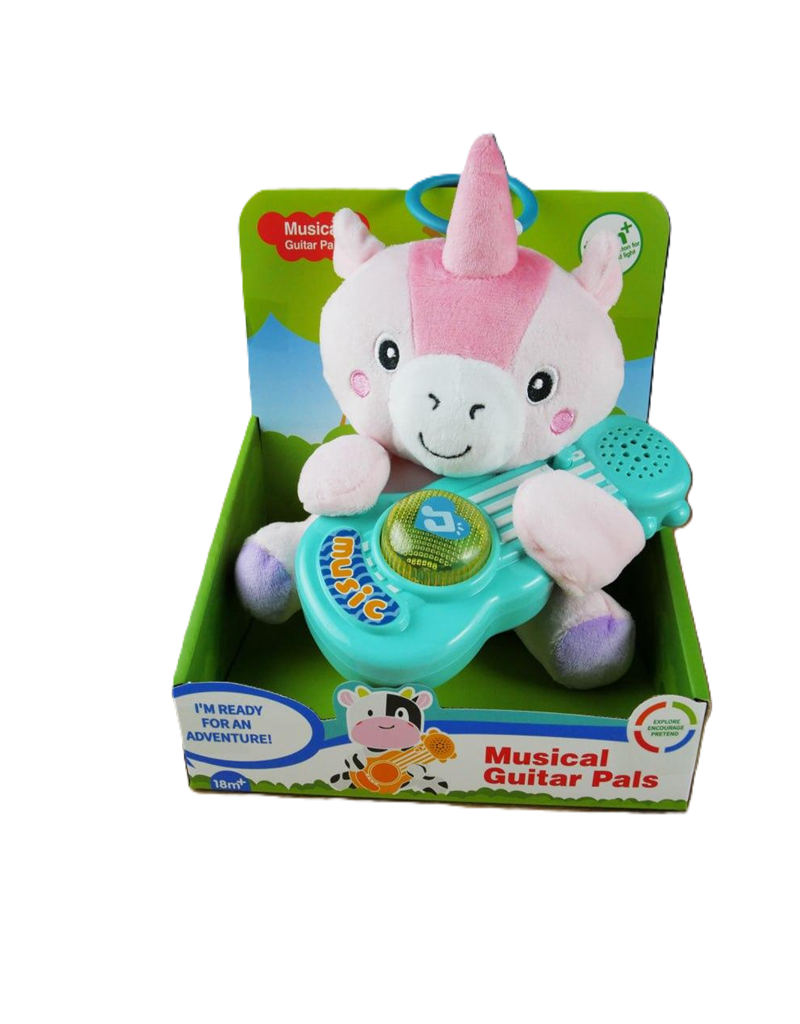 Игрушка музыкальная 1948-6 36 животное двигает лапкой/подсветка/мелодии/кольцо-фиксатор (167423)