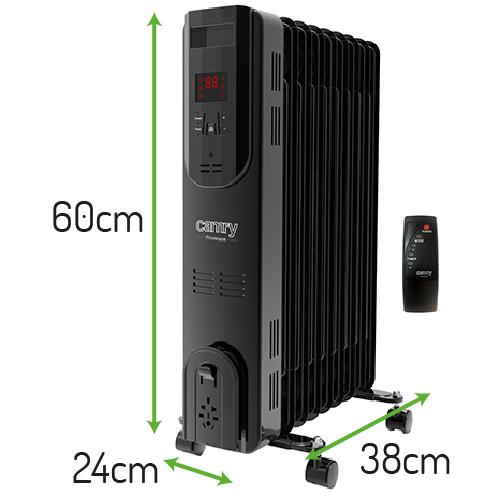 Обогреватель масляный Camry CR 7810 9 секций c пультом - фото 2 Обогреватель масляный Camry CR 7810 9 секций c пультом - фото 2