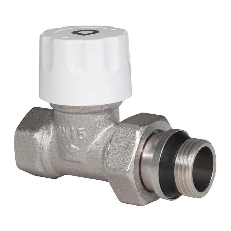 Кран радіаторний Remi прямий під термоголовку 1/2" (25647)