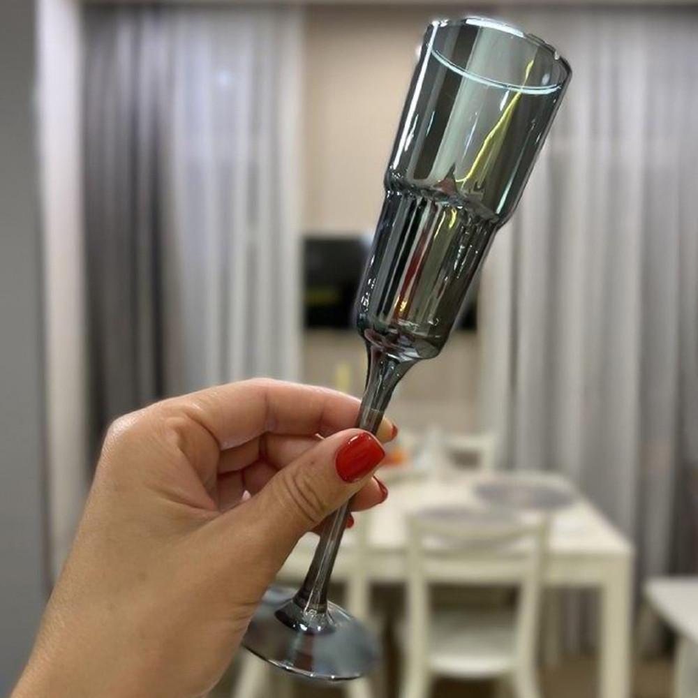 Келих Грінвіль для шампанського 100 мл Бірюзовий (21-432048-2) - фото 3 Келих Грінвіль для шампанського 100 мл Бірюзовий (21-432048-2) - фото 3