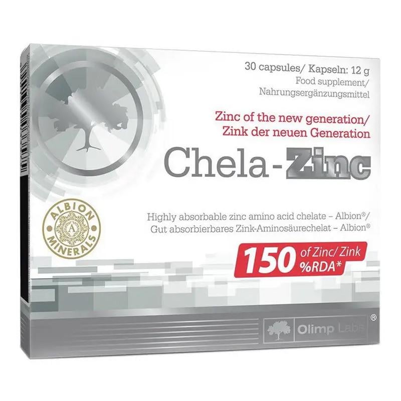 Цинк Olimp Chela-Zinc 30 капс. (02090-01)