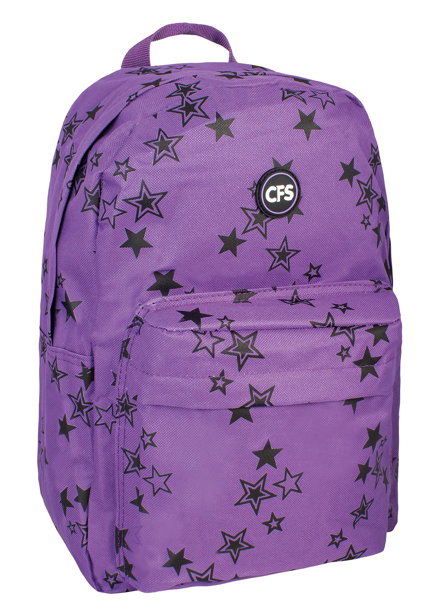 Рюкзак молодежный Cool For School 40x26x16 см 16-25 л Сиреневый (CF86461)