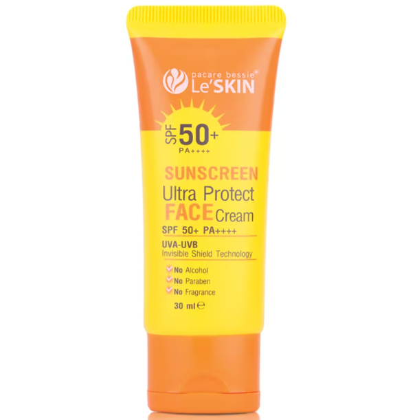 Крем для лица солнцезащитный водойстойкий Le’ SKIN Sunscreen Ultra Protect Face SPF 50+ PA++++ 30 мл (60563)