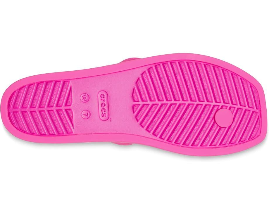 Сандалии Crocs Miami Metallic Toe Loop р. 39-40 Pink Crush (23254796) - фото 4